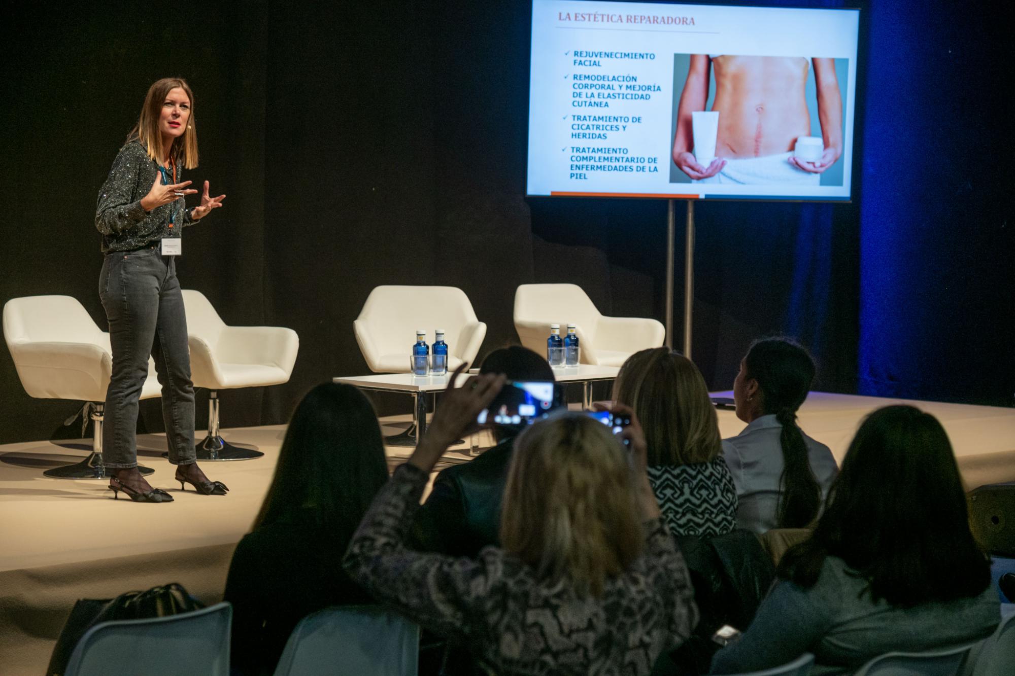 Silvia Sanchez salon look ponencia bemer 2023